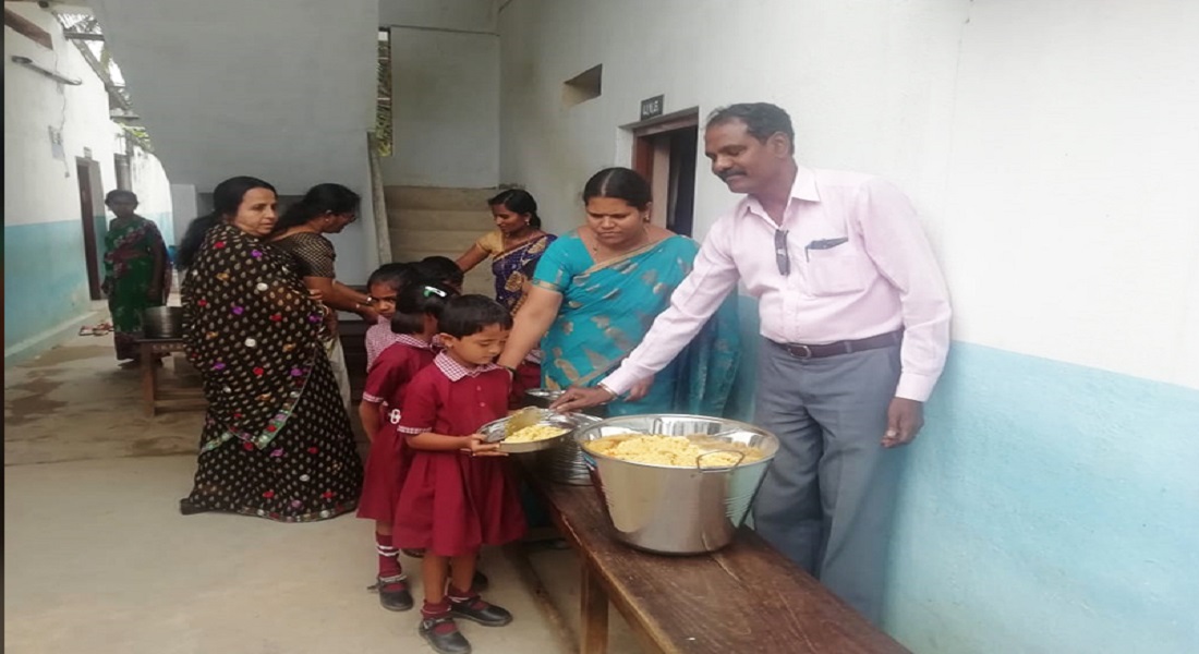 Mid day meal grace school